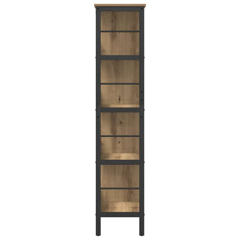 vidaXL Bookshelf Artisan Oak 82 x 32 x 144.5 cm Engineered Wood