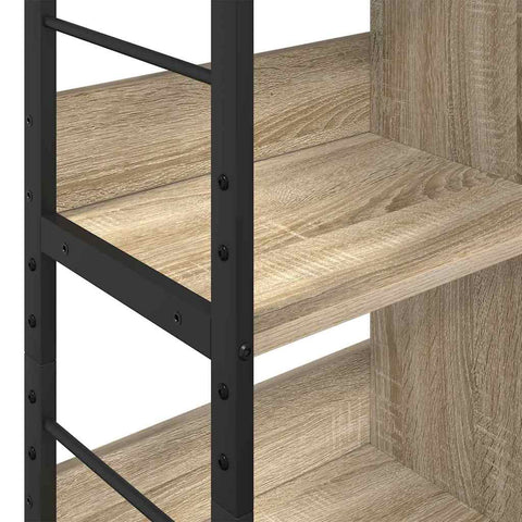 vidaXL Bookshelf Sonoma Oak 82 x 32 x 112 cm Engineered Wood