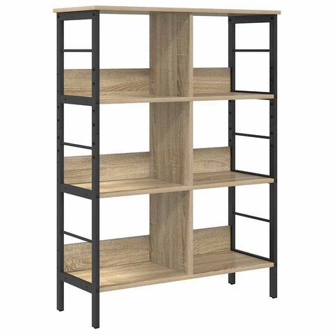 vidaXL Bookshelf Sonoma Oak 82 x 32 x 112 cm Engineered Wood