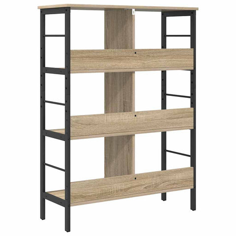 vidaXL Bookshelf Sonoma Oak 82 x 32 x 112 cm Engineered Wood