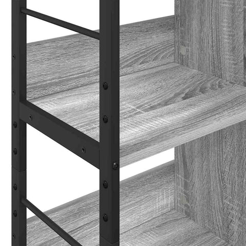 vidaXL Bookshelf Grey Sonoma 82 x 32 x 112 cm Engineered Wood