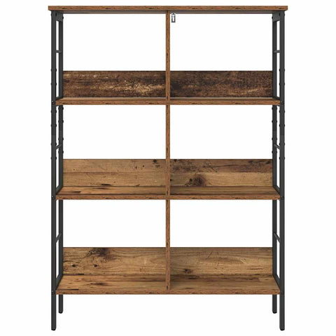 vidaXL Bookshelf Old Wood 82 x 32 x 112 cm Engineered Wood