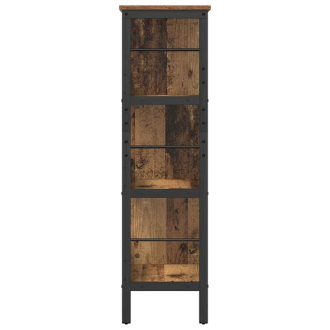 vidaXL Bookshelf Old Wood 82 x 32 x 112 cm Engineered Wood
