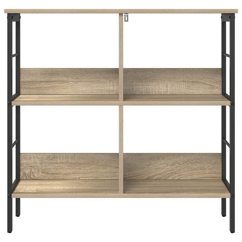 vidaXL Bookshelf Sonoma Oak 82 x 32 x 79 cm Engineered Wood