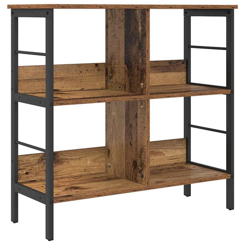 vidaXL Bookshelf Old Wood 82 x 32 x 79 cm Engineered Wood