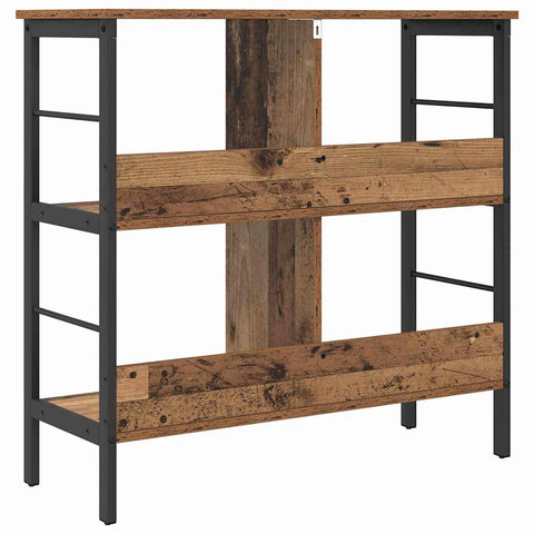 vidaXL Bookshelf Old Wood 82 x 32 x 79 cm Engineered Wood