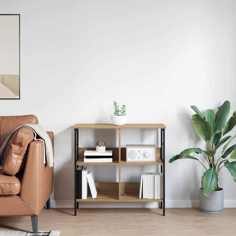 vidaXL Bookshelf Artisan Oak 82 x 32 x 79 cm Engineered Wood