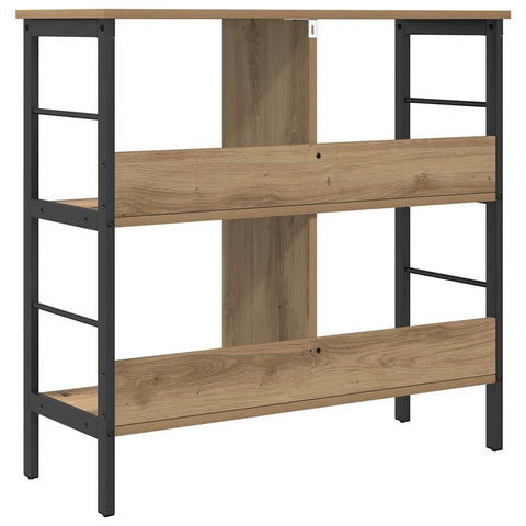 vidaXL Bookshelf Artisan Oak 82 x 32 x 79 cm Engineered Wood