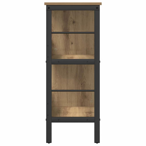vidaXL Bookshelf Artisan Oak 82 x 32 x 79 cm Engineered Wood