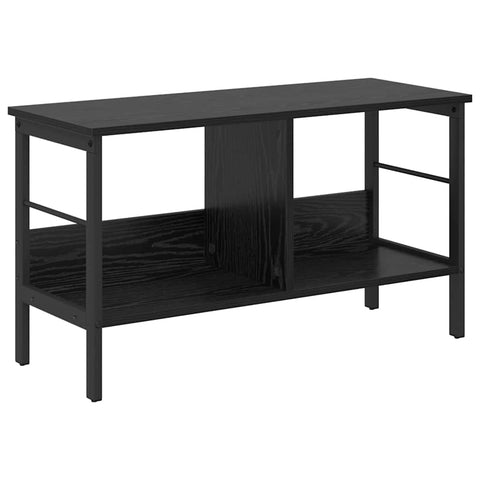 vidaXL Bookshelf Black Oak 82 x 32 x 47 cm Engineered Wood