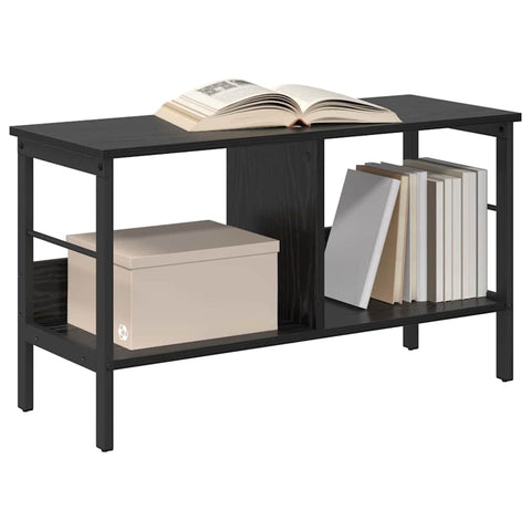 vidaXL Bookshelf Black Oak 82 x 32 x 47 cm Engineered Wood