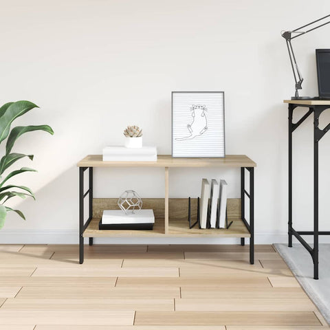 vidaXL Bookshelf Sonoma Oak 82 x 32 x 47 cm Engineered Wood