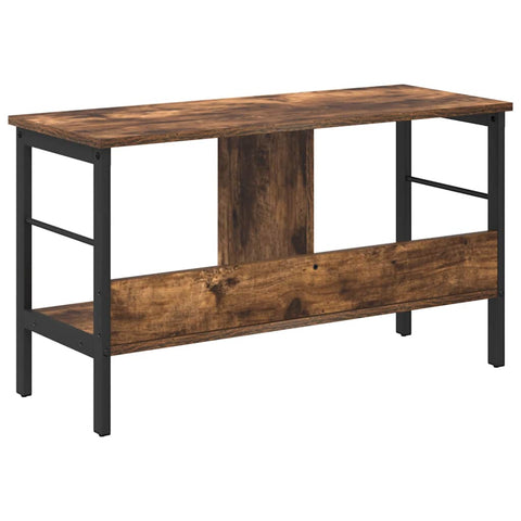 vidaXL Bookshelf Smoked Oak 82 x 32 x 47 cm Engineered Wood