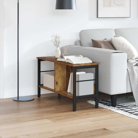 vidaXL Bookshelf Old Wood 82 x 32 x 47 cm Engineered Wood