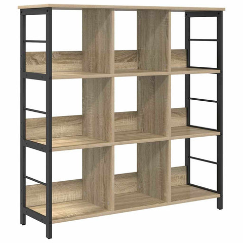 vidaXL Bookshelf Sonoma Oak 102 x 32 x 104.5 cm Engineered Wood