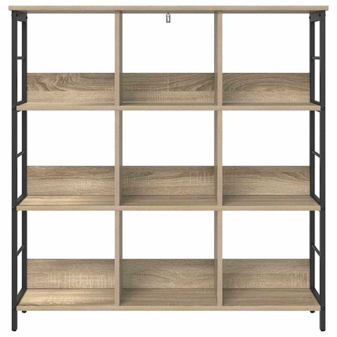 vidaXL Bookshelf Sonoma Oak 102 x 32 x 104.5 cm Engineered Wood