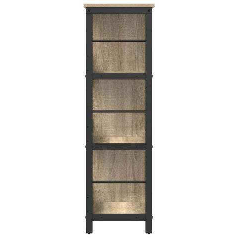 vidaXL Bookshelf Sonoma Oak 102 x 32 x 104.5 cm Engineered Wood