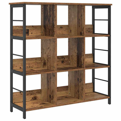 vidaXL Bookshelf Old Wood 102 x 32 x 104.5 cm Engineered Wood
