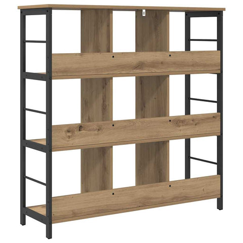 vidaXL Bookshelf Artisan Oak 102 x 32 x 104.5 cm Engineered Wood