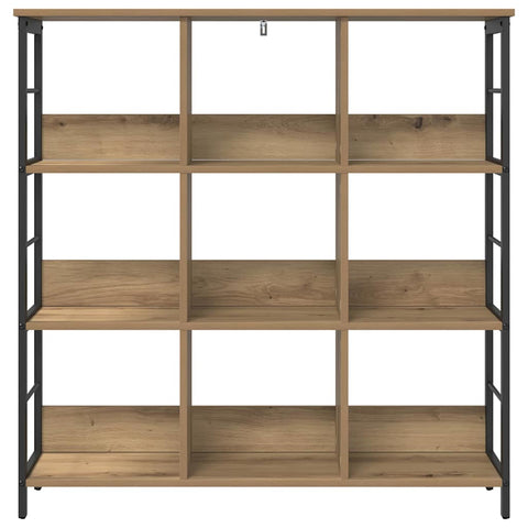 vidaXL Bookshelf Artisan Oak 102 x 32 x 104.5 cm Engineered Wood