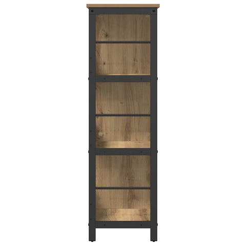 vidaXL Bookshelf Artisan Oak 102 x 32 x 104.5 cm Engineered Wood