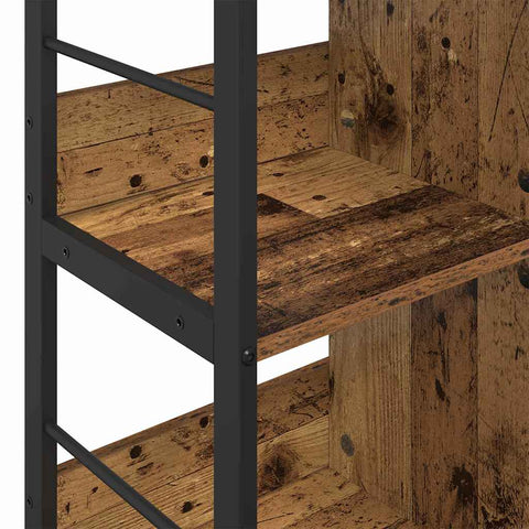 vidaXL Bookshelf Old Wood 102 x 32 x 72.5 cm Engineered Wood