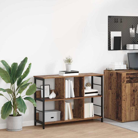 vidaXL Bookshelf Old Wood 102 x 32 x 72.5 cm Engineered Wood