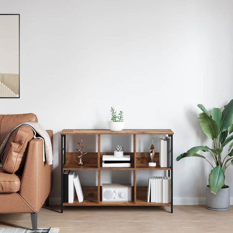 vidaXL Bookshelf Old Wood 102 x 32 x 72.5 cm Engineered Wood