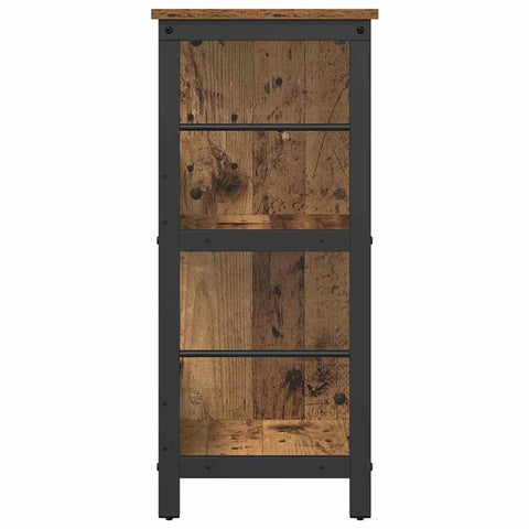 vidaXL Bookshelf Old Wood 102 x 32 x 72.5 cm Engineered Wood