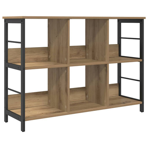 vidaXL Bookshelf Artisan Oak 102 x 32 x 72.5 cm Engineered Wood