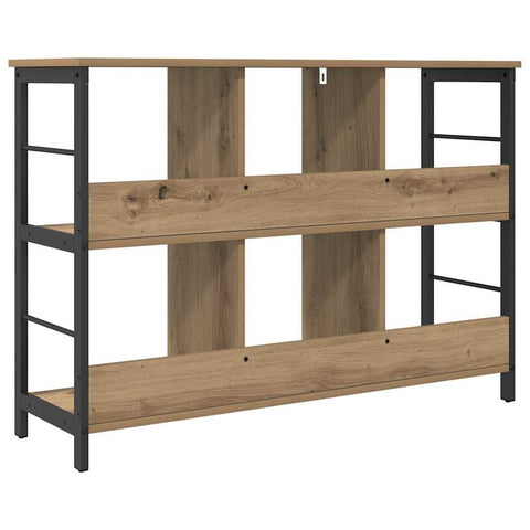 vidaXL Bookshelf Artisan Oak 102 x 32 x 72.5 cm Engineered Wood