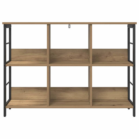 vidaXL Bookshelf Artisan Oak 102 x 32 x 72.5 cm Engineered Wood