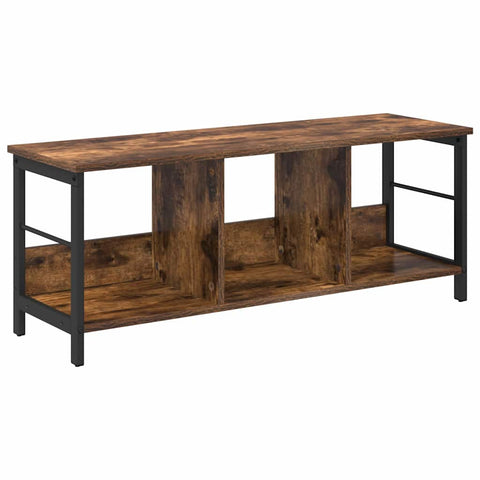 vidaXL Bookshelf Smoked Oak 102 x 32 x 40.5 cm Engineered Wood