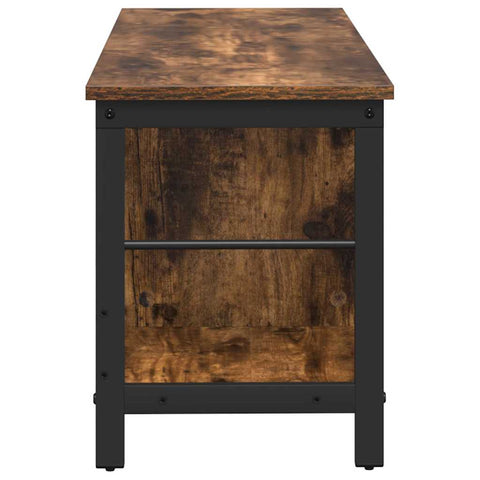 vidaXL Bookshelf Smoked Oak 102 x 32 x 40.5 cm Engineered Wood