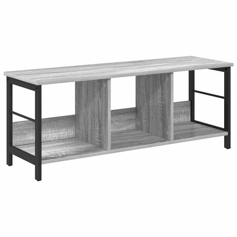 vidaXL Bookshelf Grey Sonoma 102 x 32 x 40.5 cm Engineered Wood