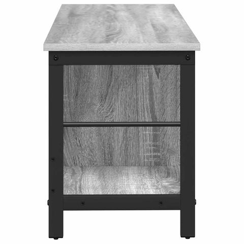 vidaXL Bookshelf Grey Sonoma 102 x 32 x 40.5 cm Engineered Wood