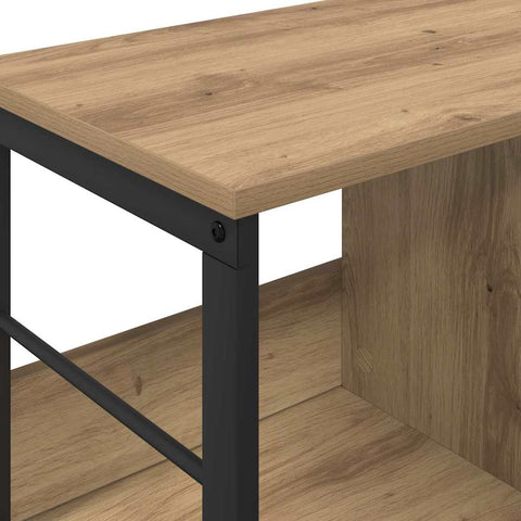 vidaXL Bookshelf Artisan Oak 102 x 32 x 40.5 cm Engineered Wood