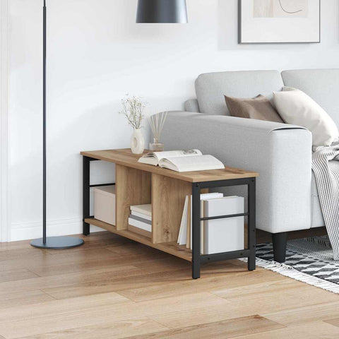 vidaXL Bookshelf Artisan Oak 102 x 32 x 40.5 cm Engineered Wood