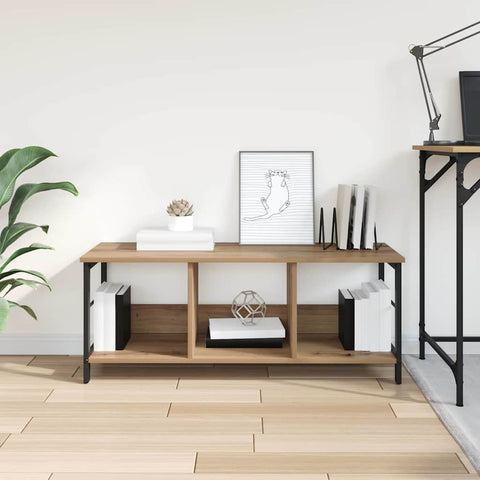 vidaXL Bookshelf Artisan Oak 102 x 32 x 40.5 cm Engineered Wood