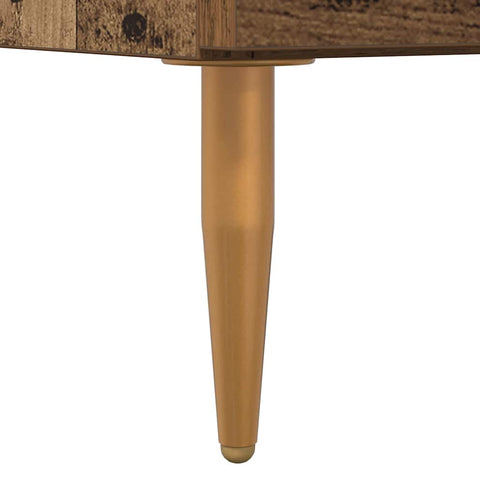vidaXL Bedside Table 2 pcs Old wood 40 x 35 x 47.5 cm Engineered wood
