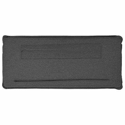 vidaXL Upholstered Headboard Natural and Dark Grey 80 cm