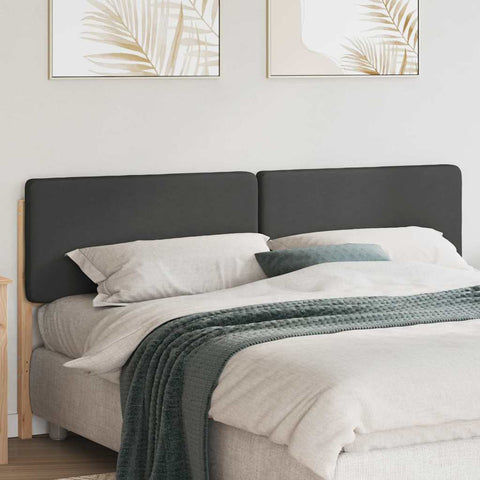 vidaXL Upholstered Headboard with Headboard Brown and Dark Grey 200 cm
