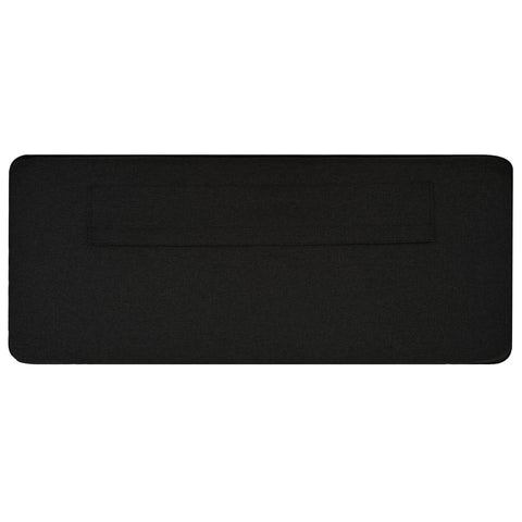 vidaXL Upholstered Headboard Brown and Black 160 cm Solid Pine Wood