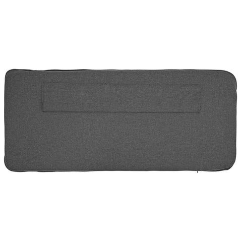 vidaXL Upholstered Headboard with Headboard Brown and Dark Grey 150 cm