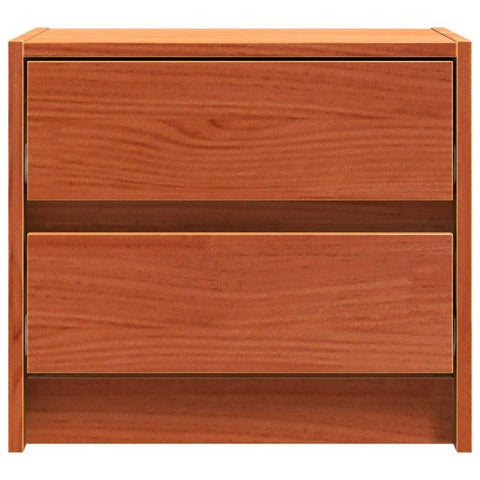 vidaXL Bedside Tables 2 pcs Wax Brown 40 x 30.5 x 35.5 cm Pine Wood
