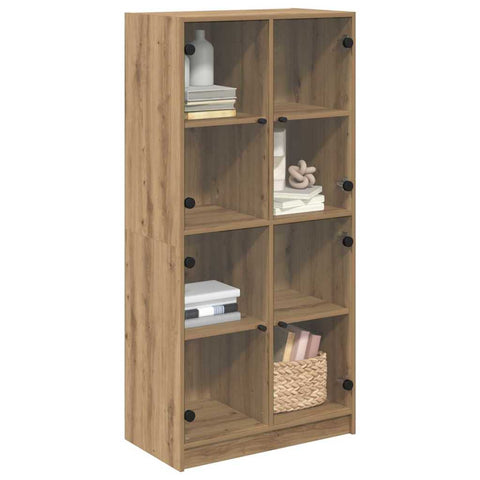 vidaXL Highboard Artisan Oak 68 x 37 x 142 cm Engineered Wood