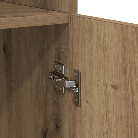 vidaXL Highboard Artisan Oak 80 x 42.5 x 185 cm Engineered Wood