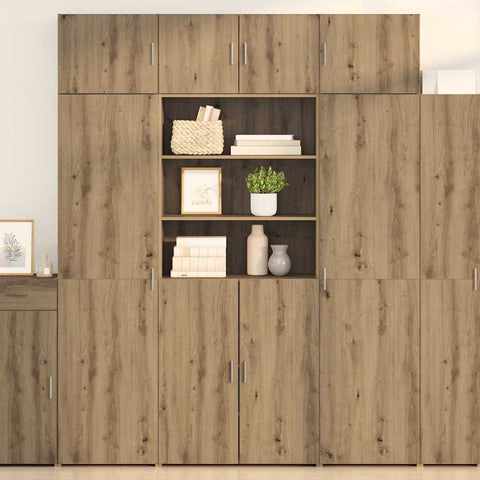 vidaXL Highboard Artisan Oak 80 x 42.5 x 185 cm Engineered Wood