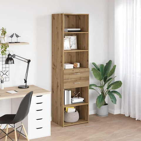 vidaXL Highboard Artisan Oak 45 x 42.5 x 185 cm Engineered Wood