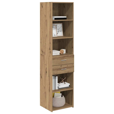 vidaXL Highboard Artisan Oak 45 x 42.5 x 185 cm Engineered Wood